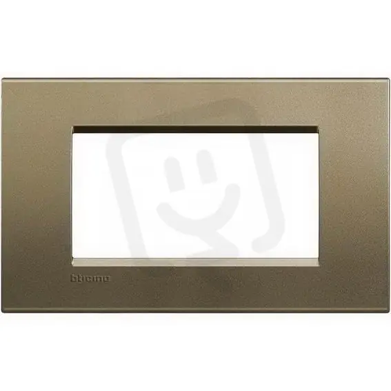 Výprodej BTICINO LIVINGLIGHT RÁMEČEK HRANATÝ 4MODULOVÝ BÉŽOVÝ LNA4804SQ