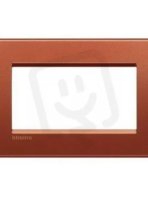 Cenový Hit BTICINO LIVINGLIGHT RÁMEČEK HRANATÝ 4MODULOVÝ CIHLOVÝ LNA4804RK