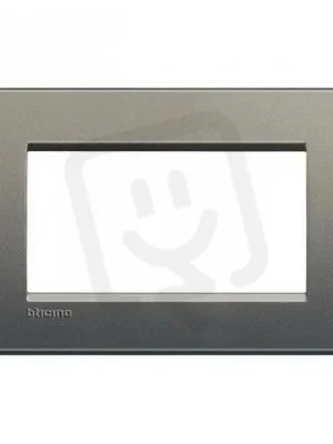 BTICINO LIVINGLIGHT RÁMEČEK HRANATÝ 4MODULOVÝ ŠEDÁ LNA4804AE Levný
