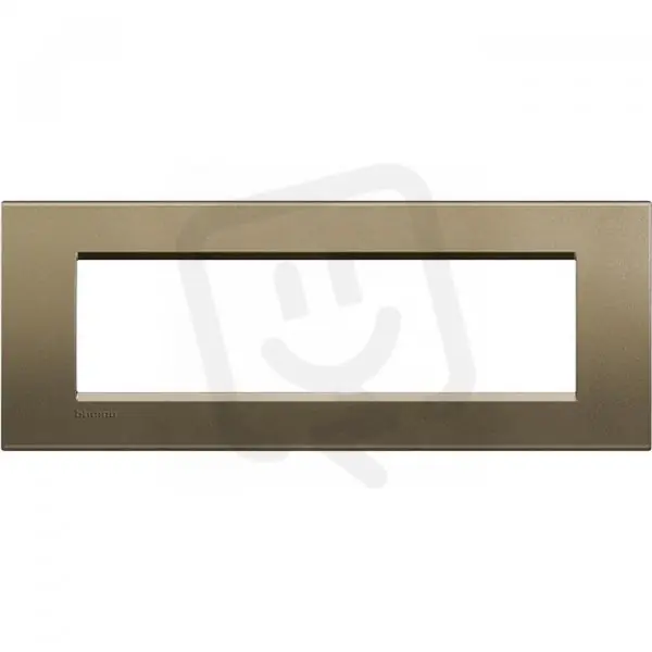 Víkendová Akce BTICINO LIVINGLIGHT RÁMEČEK HRANATÝ 7MODULOVÝ BÉŽOVÝ LNA4807SQ