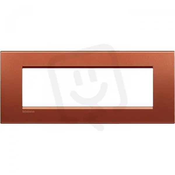 BTICINO LIVINGLIGHT RÁMEČEK HRANATÝ 7MODULOVÝ CIHLOVÝ LNA4807RK Aktuální