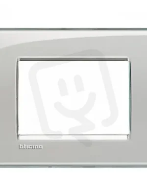 Originální BTICINO LIVINGLIGHT RÁMEČEK HRANATÝ 3MODULOVÝ LEDOVĚ BÍLÁ LNA4803KG