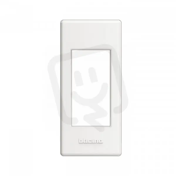 Novinka BTICINO LIVINGLIGHT RÁMEČEK 1MODULOVÝ PRO INSTALACI NA LIŠTU BÍLÁ LND4811BI