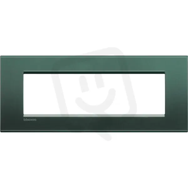 Rychlé Dodání BTICINO LIVINGLIGHT RÁMEČEK HRANATÝ 7MODULOVÝ ZELENÝ LNA4807PK