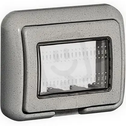 Must-Have BTICINO LIVINGLIGHT OCHRANNÝ RÁMEČEK IDROBOX 3MODULOVÝ BÍLÁ 24603N