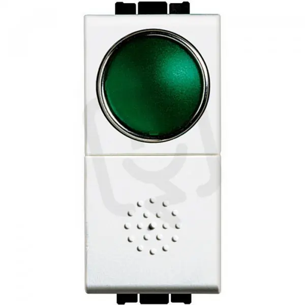 BTICINO LIVINGLIGHT TLAČÍTKO ZELENÝ DIFUZOR 1MODULOVÝ N4038V Vrácení Zdarma