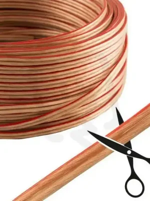 2-žilový kabel AWG 11, transparentní MCLED ML-733.012.00.0 Vysoce Kvalitní