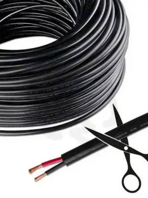 Horká Nabídka 2-žilový kabel 2x1,5mm2, černý plášť, červená/černá MCLED ML-733.018.21.0