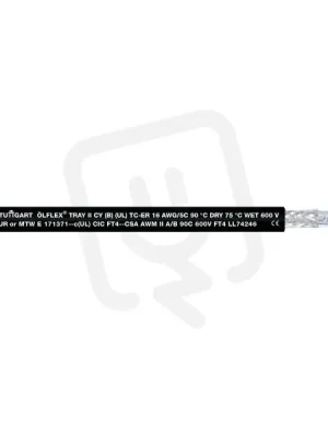 Ovládací kabel ÖLFLEX TRAY II CY 4G2.5 14/4C LAPP 2214040 Cenová Bomba