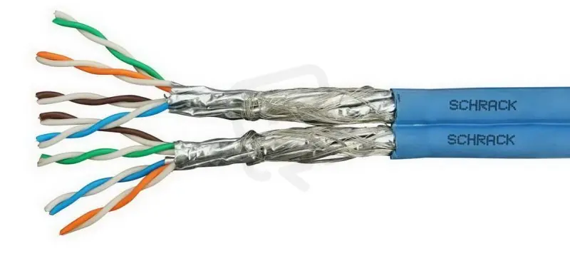 Kabel S/FTP Cat.7a 1200 MHz 2x(4x2xAWG22 Jen Po Omezenou Doba