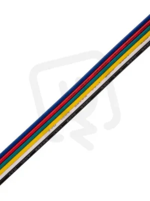 Kabel RGBCCT plochý 6x0,3 T-LED 111113 Akční Cena