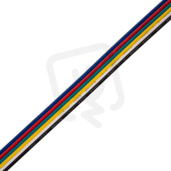 Kabel RGBCCT plochý 6x0,3 T-LED 111113 Akční Cena