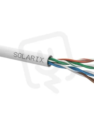 Zlevněný Instalační kabel CAT5E UTP PVC Eca 100m/box SOLARIX 27724130