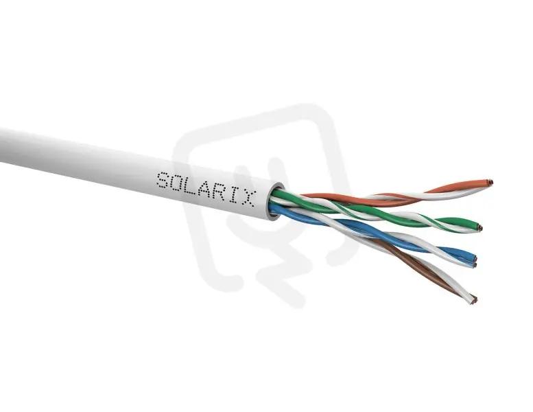 Zlevněný Instalační kabel CAT5E UTP PVC Eca 100m/box SOLARIX 27724130