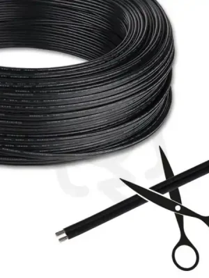 Objednat Nyní 2-žilový plochý PVC kabel AWG 16/1,3 mm2, černý MCLED ML-733.029.37.0