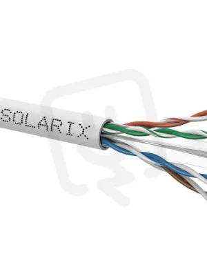 Nejprodávanější Instalační kabel Solarix CAT6 UTP PVC Eca 100m/box SOLARIX 27724160