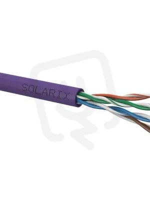 Instalační kabel Solarix CAT5E UTP LSOH Dca s1 d2 a1 100m/box SOLARIX 27724131 Časově Omezené