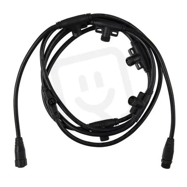Must-Have Propojovací kabel 3,5m s 6 konektory 2x1,5mm2, IP67, M16 zásuvka + vidlice