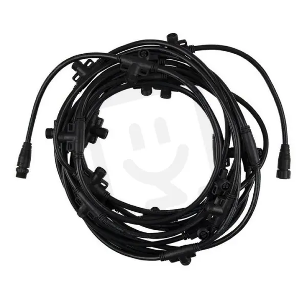 Odeslání Ihned Propojovací kabel 10,5m s 20 konektory 2x1,5mm2, IP67, M16 zásuvka + vidlice