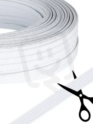 5-žilový plochý PVC kabel AWG 18/0,8mm2, bílý MCLED ML-733.044.37.0 Koupit Online