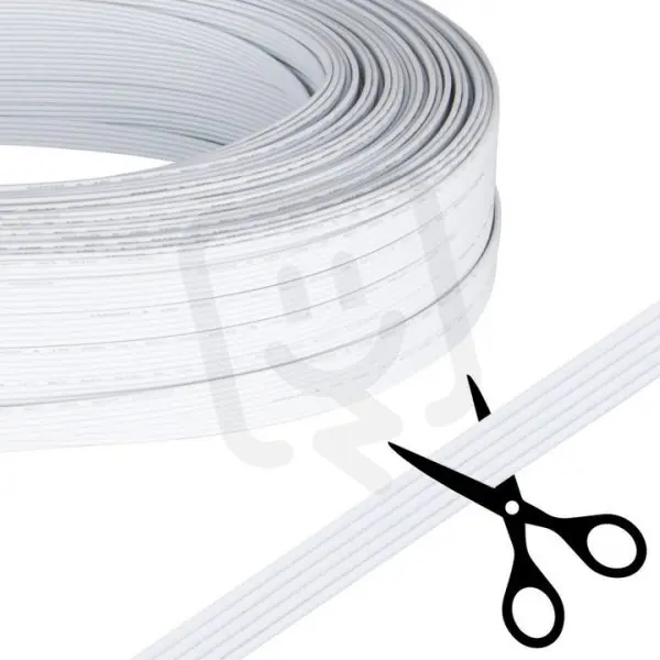5-žilový plochý PVC kabel AWG 18/0,8mm2, bílý MCLED ML-733.044.37.0 Koupit Online
