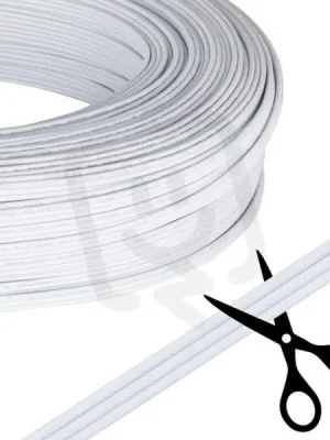 Nakupujte Hned 3-žilový plochý PVC kabel AWG 18/0,85 mm2, bílý MCLED ML-733.036.37.0