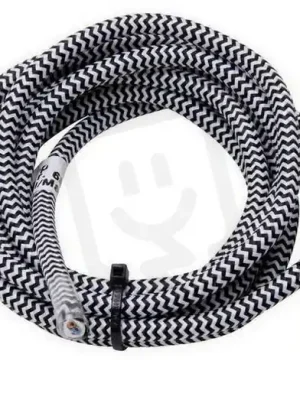 Vysoce Kvalitní 151502044 Textile cable, H03VV-F 2x0,75m