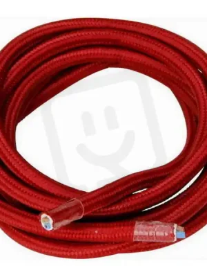 151502075 Textile cable, H03VV-F 2x0,75m Sleva