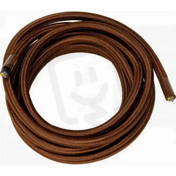 151502116 Textile cable, H03VV-F 2x0,75m Akce