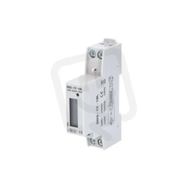Dokud Zásoby Vydrží Elektroměr DDS-1Y-18L 45A, 1mod., LCD, 1-fáz., 1-tar., podružný ELEMAN 1000881