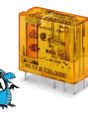 Finální Výprodej Relé, DIN/PS, 2P/8A, 230V AC FINDER 40.52.8.230.0000