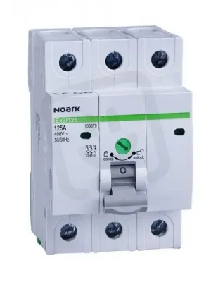 Levný Instalační vypínač NOARK 102309 EX9I125 šířka 3 moduly, 3pól, 25A