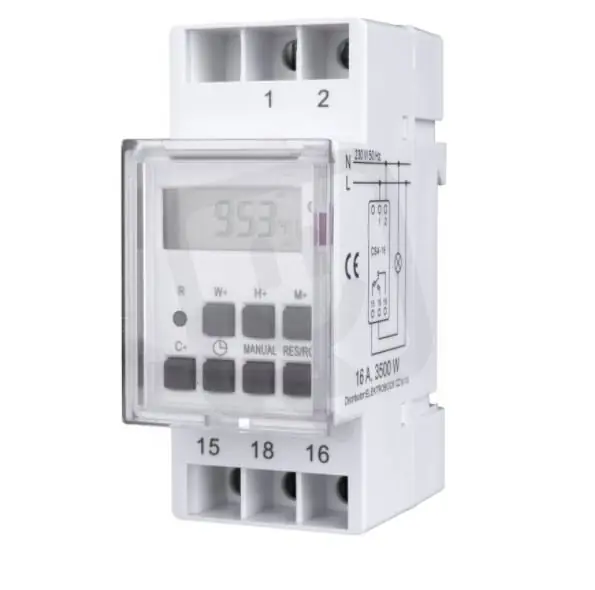 Jen Po Omezenou Doba Časový spínač na DIN lištu CS4-16 ELEKTROBOCK 0147