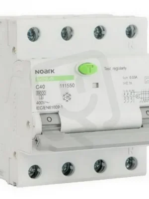 Proudový chránič s jističem NOARK 111530 EX9NL-N 3P+N B16 A 30mA 6kA typ A Ověřený