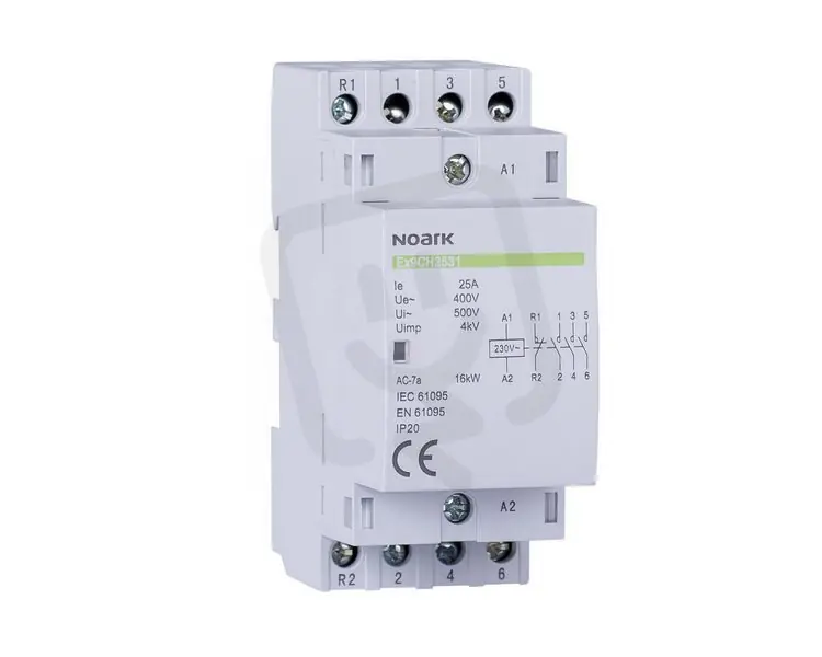 Instalační stykač NOARK 102412 EX9CH25 25 A, ovl. 230 V, 4 NO kontakty Poslední Šance