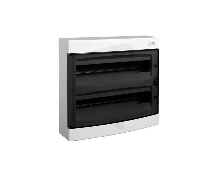Nejlepší Cena Plastová rozvodnice NOARK PNS 2X18T průhl. dveře na omítku IP40 2 řady 2x18 mod