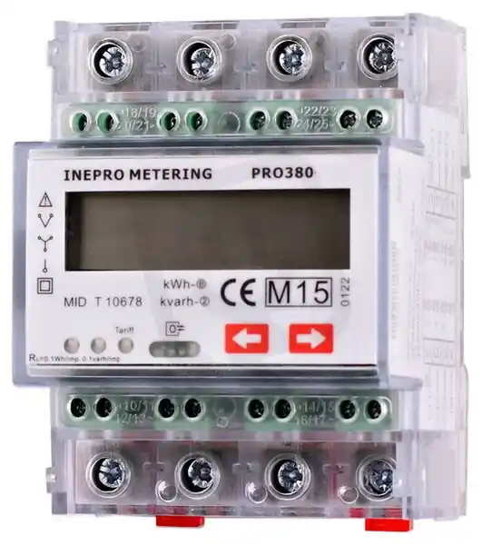 Elektroměr PRO380-Mb 0,25-100A M-Bus MID, INEPRO E354 Bezpečná Platba