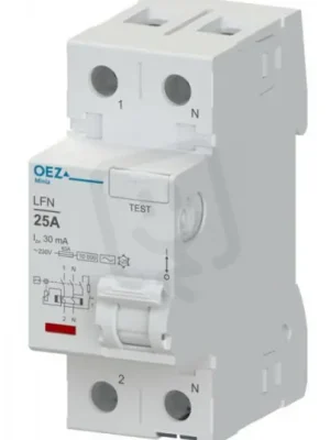 LFN-25-2-030A Proudový chránič 25A, AC 230V, 30mA, 2pól, 10kA, typ A OEZ 42442 Must-Have