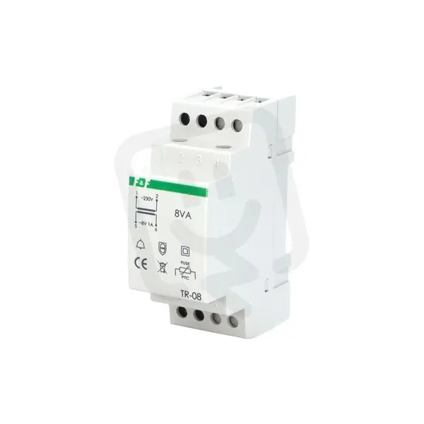 TR 08 trafo zvonkové 230/8V 1A ELEMAN 1000712 Jen Po Omezenou Doba