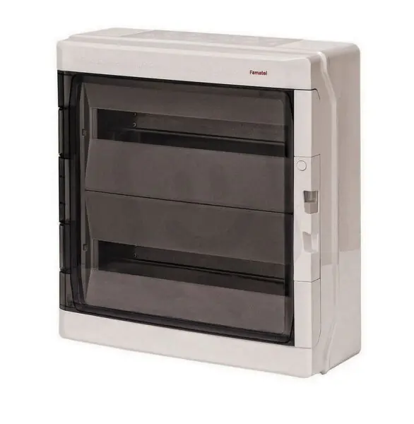 Speciální Cena Rozvodnice AcquaPLUS 39036 IP65 36mod. na omítku průhl.dveře 464x430x160 FAMATEL