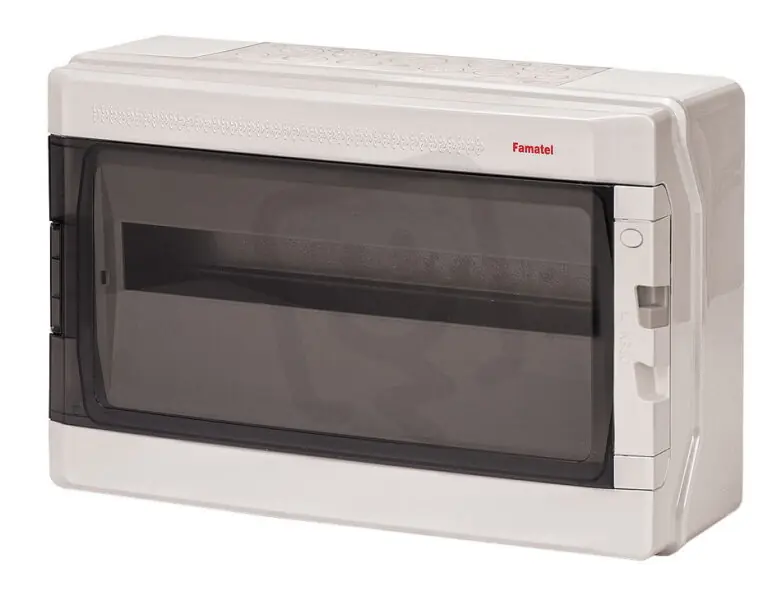 Rozvodnice AcquaPLUS 39018 IP65 18mod.na omítku průhl. dveře 290x430x160 FAMATEL Oblíbený