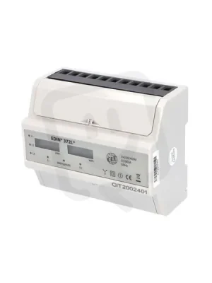 Elektroměr EDIN 372L, 100A, 7mod., LCD, 3-fáz., 2-tar., podružný ELEMAN 1008880 Akce