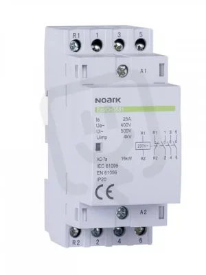 Instalační relé NOARK 102408 EX9CH20 20 A, ovl. 230 V, 4 NO kontakty Jen Po Omezenou Doba