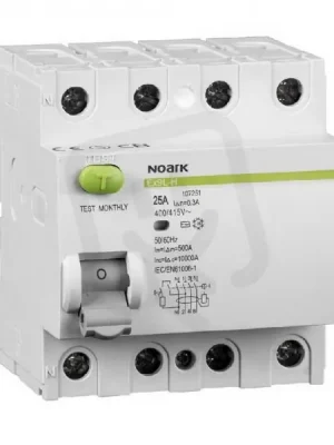 Proudový chránič NOARK 108205 EX9L-H 10kA, 4-pól, 25A, 30mA, typ A Nakupujte Hned