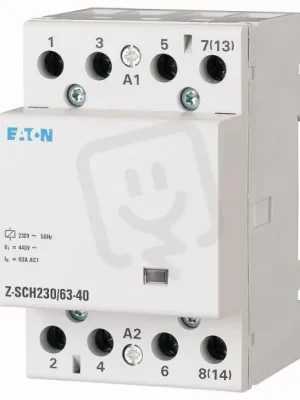 Cenově Výhodný Z-SCH230/63-40 Instalační stykač 230V AC 63A 4zap. kont. EATON 248856