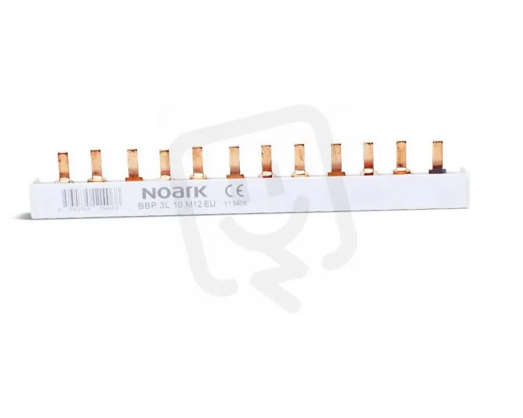 Propojovací lišta NOARK 111406 BBP 3fázová, 10mm2, 63A, 12 modulů pro Ex9B40J Pouze Dnes