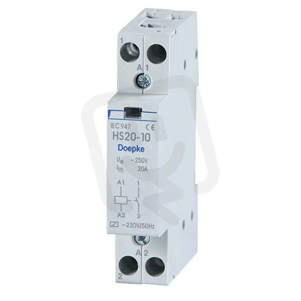 Instalační stykač HS20-10 20 A, 230 V, 50 Hz, 1 sp., 0 rozp. DOEPKE 09980442 Bezpečná Platba