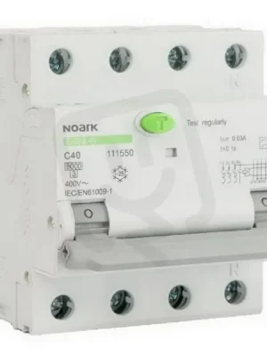 Proudový chránič s jističem NOARK 111531 EX9NL-N 3P+N B20 A 30mA 6kA typ A Časově Omezené