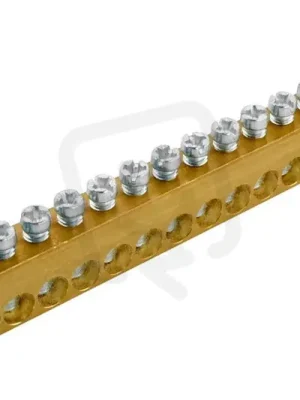 Horká Nabídka Svorkovnice N/PE mosazná NSCH 10x15x1000mm IP00 111 přip. míst 25mm2 1000116