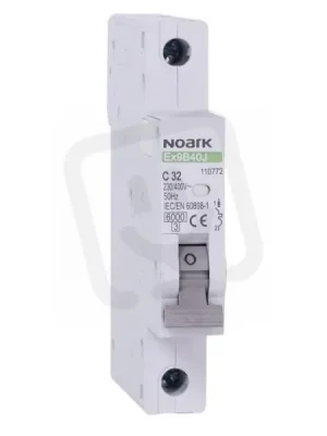 Úzký instalační jistič NOARK 110724 EX9B40J 13,5 mm, 6 kA, char. B, 10 A, 1-pól Horká Nabídka